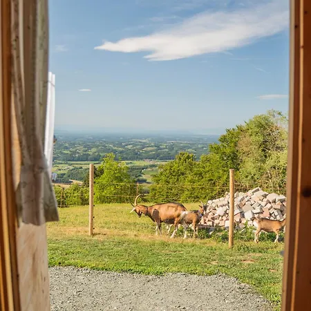 Panorama Schlaffaesser Suedsteiermark - Kastanien- & Heidelbeerhof Klein Isaak * Hardegg